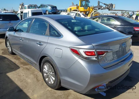 2017 Hyundai Sonata Hybrid Se z USA, uszkodzony, nr VIN KMHE24L16HA043769